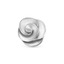 Серебряная подвеска в форме цветочного бутона с035225